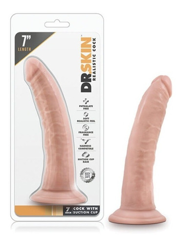 Consolador Dildo Dr. Skin 7 Con Ventosa