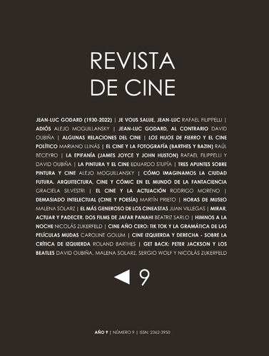 Revista De Cine Nro 9 - Vv Aa (libro) - Nuevo