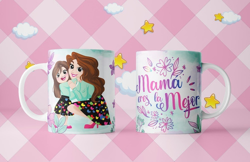 Diseños Plantillas Para Tazas Día De La Madre Sublimar M43