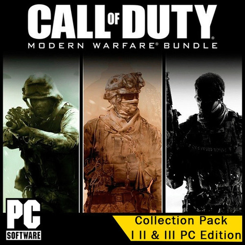 3x1 Call Of Duty Modern Warfare I Ii Ii Coleccion Pc (Reacondicionado)