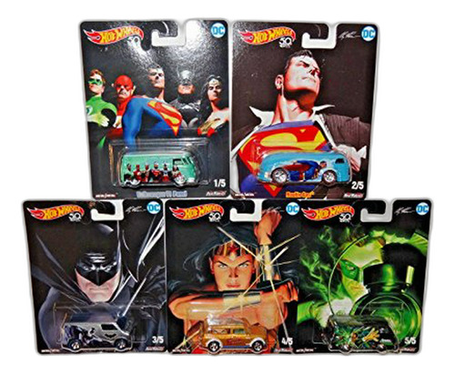  Set Coches Diecast Dc Heroes Hot Wheels 2018 