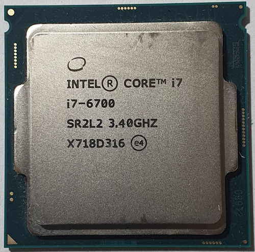 Procesador Intel 6ta I7-6700 3.40ghz Lga 1151 Socket H4 Cpu