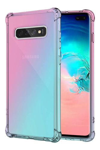 Funda Para Samsung Galaxy S10 - Azul Y Violeta