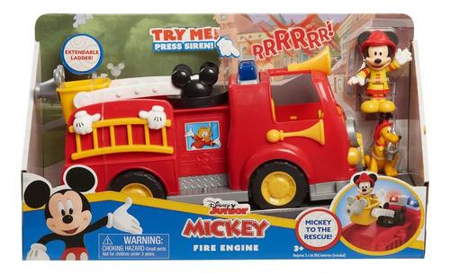 Mickey Mouse Camion De Bomberos Con Sonido (no Es Tren)