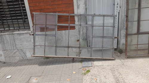 Ventana Hierro Fija Pesada 102cm X 185cm Largo Con Reja 