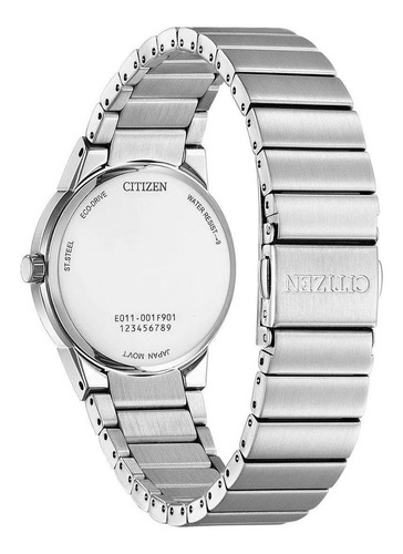 Reloj Citizen Axiom Ew2670-53l Original Para Dama E-watch Color De La Correa Plateado Color Del Bisel Plateado Color Del Fondo Azul