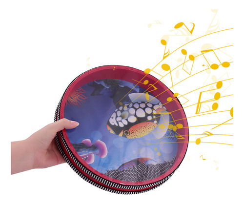 Tambor De Madera Wave Drum Gentle Musical Sound Ocean Toy De