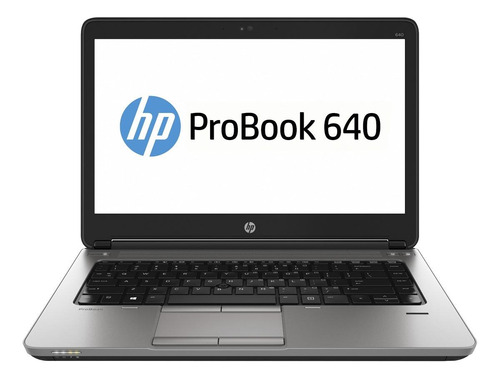 Notebook HP ProBook 640 G1 preta 14", Intel Core i5 4200M  8GB de RAM 320GB HDD, Intel HD Graphics 4600 60 Hz 1366x768px Windows 10 Pro