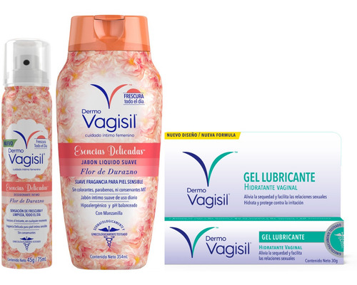 Combo Intimo Vaginal Dermovagisil Jabon + Deo Dur + Gel Lub