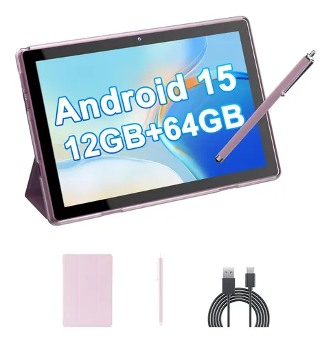 Tablet Android 15 De 10 , 12(4+8expansão) Gb Ram+64gb Rom, 2