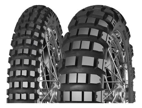 Par Pneus Mitas Enduro Trail Xt+ E-09 90/90-21 150/70-18