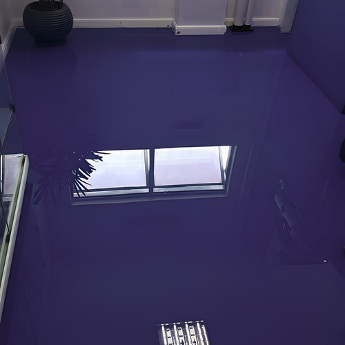 Resina Epóxi 1kg + Cor Solida Roxo Sinal Ag - Ral4008