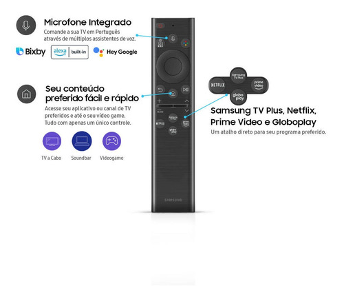 Imagem 2 de 8 de Samsung Smart Tv 60'' Crystal Uhd 4k 60bu8000 2022