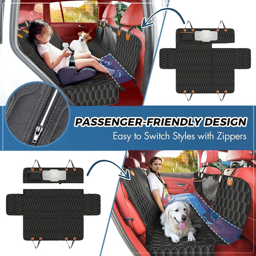 Funda De Asiento De Coche 6 En 1, 100% Impermeable, Hamaca P