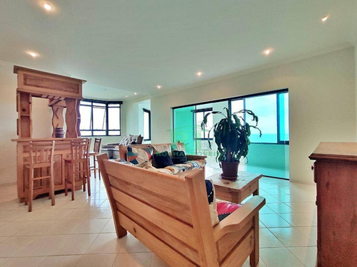 Imagem 3 de 30 de Apartamento Frente Ao Mar, Vista Para O Mar, Área De Lazer, 3 Dormitórios Sendo 2 Suítes, 2 Vagas De Garagem, Praia Das Pitangueiras, Guarujá/sp. - Ap4187