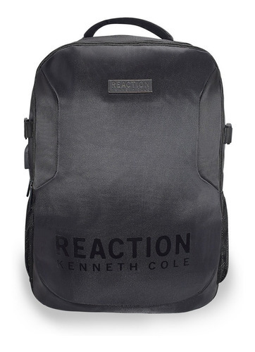 Mochila Kenneth Cole® Reaction Porta Laptop Usb Impermeable Color Negro