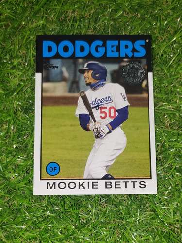 Cv Mookie Betts 2021 Topps 35 Anniversary Diseño 1986