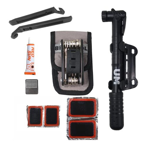 Bike Tool Kit - Bike Tire Repair Kit With Bike Mini Pp,...