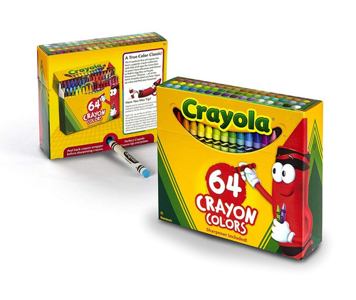 Crayola Crayones 64 Unidades Crayon Educando