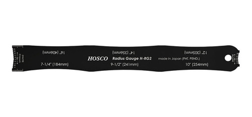 Regla Para Medir Radios H-rg2  Hosco Japón Luthier