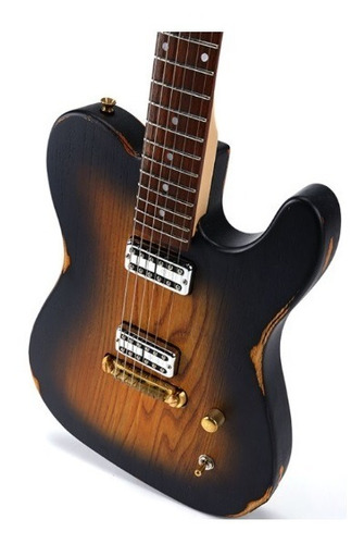 Imagen 3 de 10 de Guitarra Slick Guitars Sl55 Vsb Telecaster