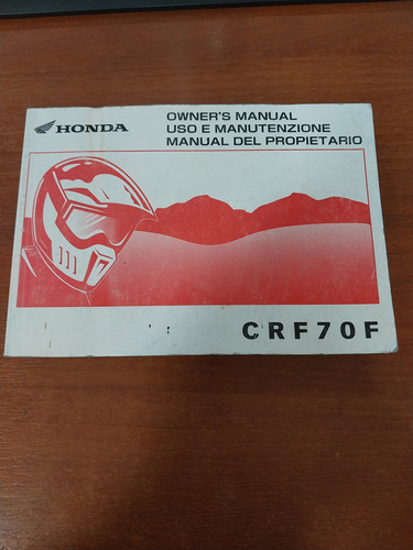 Manual Honda Crf 70 F Original Año 2005