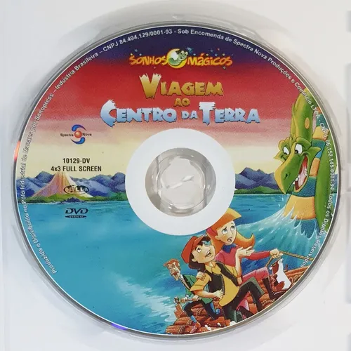 Dvd Viagem Ao Centro Da Terra Animação Goodtimes Sonhos Mag