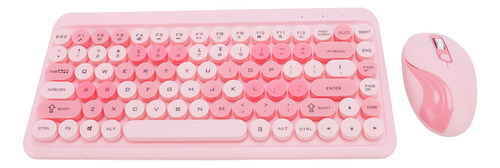 Combinación De Teclado Y Ratón Inalámbricos Pink Computer De