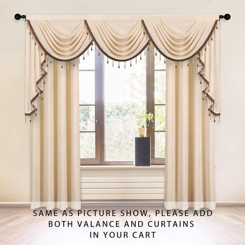 Cortinas Gruesas De Che Para Ventana, Cenefa Para Sala ...
