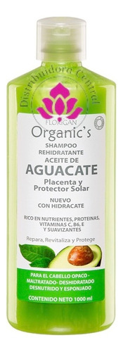 Shampoo Hidratante Aceite De Aguacate 1lt. Florigan