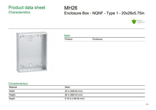 Imagen 7 de 9 de Caja De Tablero Nq Y Nf Squared D Mh26
