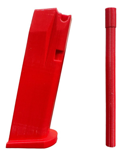 Cargador Y Obturador Bersa Kit Rojo Inerte