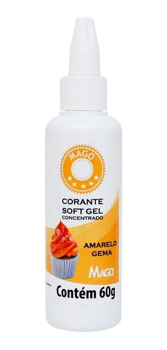 Corante Alimentício Soft Gel Mago 60g - Escolha As Cores