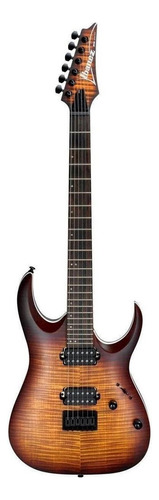 Guitarra elétrica Ibanez RGA Standard RGA42FM de  bordo/meranti dragon eye burst flat com diapasão de jatobá