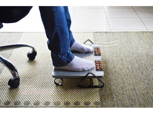 Imagem 5 de 6 de Apoio Ergonomico Pés Messageador Magnetico Reliza Mdf Nr17