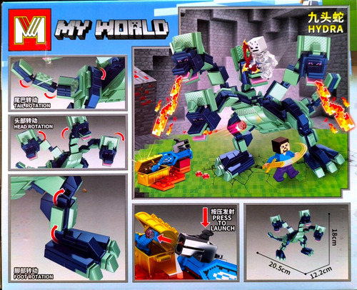 My World Bloques Para Armar Hydra Mg1125 438pz 438 My World