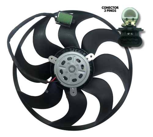 Ventoinha Com Motor Gm Onix/prisma/tracker - 5001554