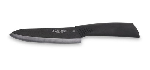 Cuchillo 3 Claveles Cerámica Santoku 15cms #1427 Mgo Soft