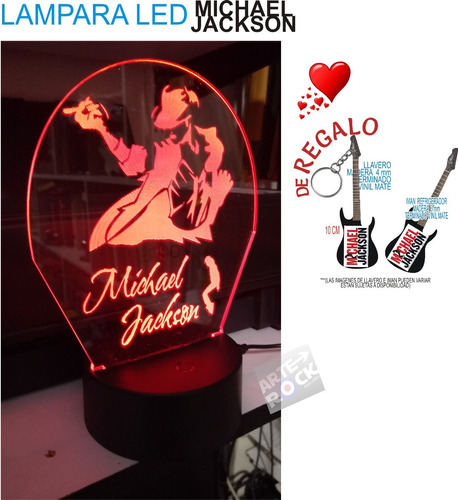 Colección Lampara Led Rock  Michael Jackson