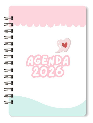 Agenda 2026 Imprimible Pdf Diaria Con Horario -sweet Blanco Sweet 2026