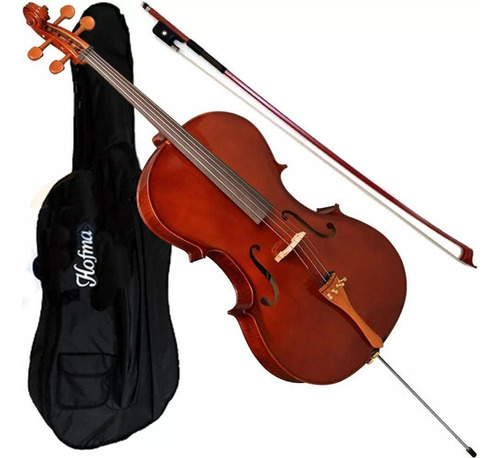 Violoncelo Hofma Hce100 4/4 Capa Arco Cello Violoncello