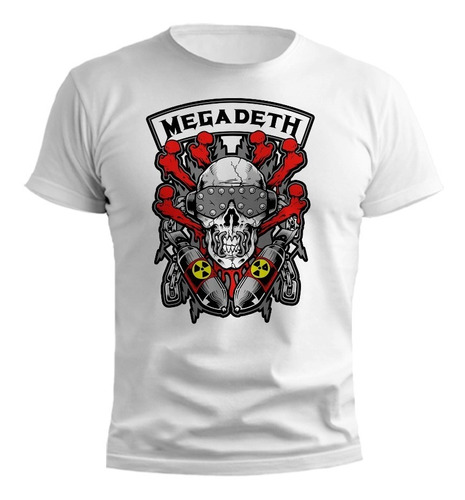 Remera Megadeth Quarentine Playlist Diseño Exclusivo