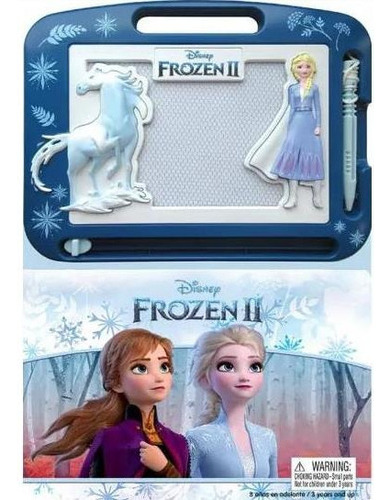 Pizzarra Mágica Frozen Ii: Pizarra, De Disney., Vol. 1. Edi
