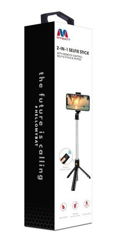 Imagen 5 de 5 de Selfie Stick Inalámbrico + Control Remoto, Trípode Y Selfie