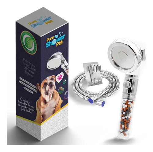 Chuveiro Ducha Petshop Para Banho Pure Shower Pet Completo