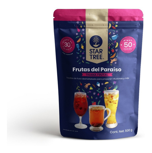 Tisana Frutal Gourmet Star Tree, Frutas Del Paraiso 500g