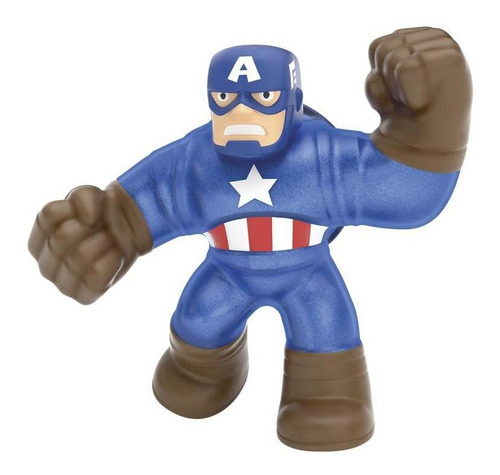 Imagen 1 de 5 de Figura Goojitzu Marvel Capitan America Plástico Bandai
