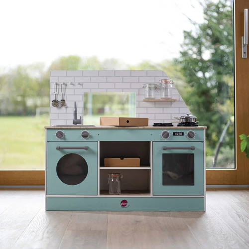 Camión De Comida Y Cocinita De Madera Infantil 2 En 1 Plum