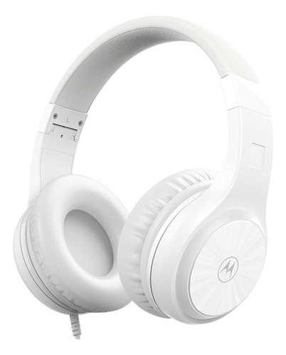 Auriculares Con Vincha Motorola Moto Xt120 Plug 3.5 Blanco