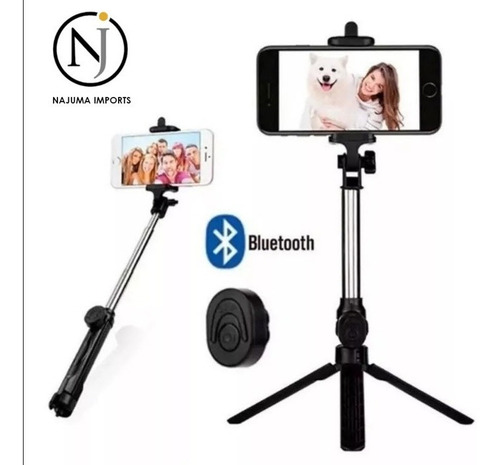 Palo Selfie Tripode Control Bt Luz Led Lente Ojo Pez Tik Tok